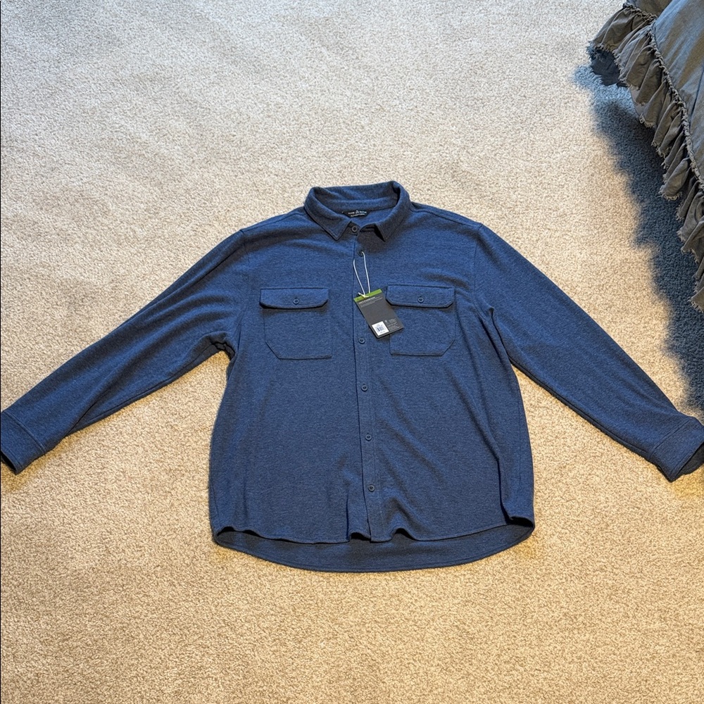 Alpine Blue Button-Up Shirt